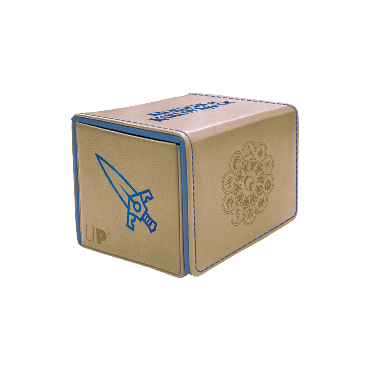 Murders at Karlov Manor Premium Gold ALCOVE® Edge DECK BOX® for Magic: The Gathering
