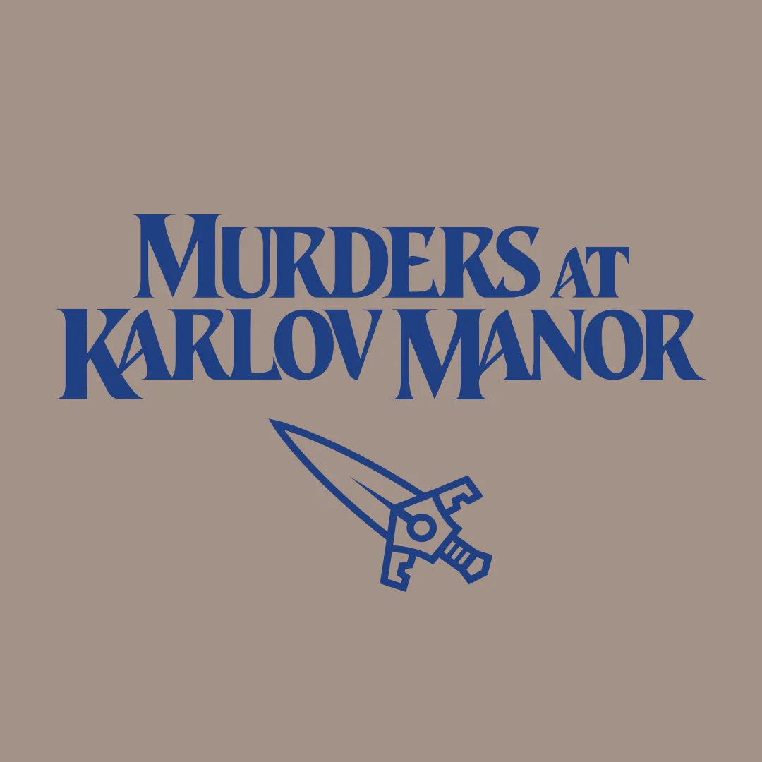 Murders at Karlov Manor Printed Graphic Tee - MKM Set Logo - Men’s T-Shirt Magic: The Gathering - Image 4