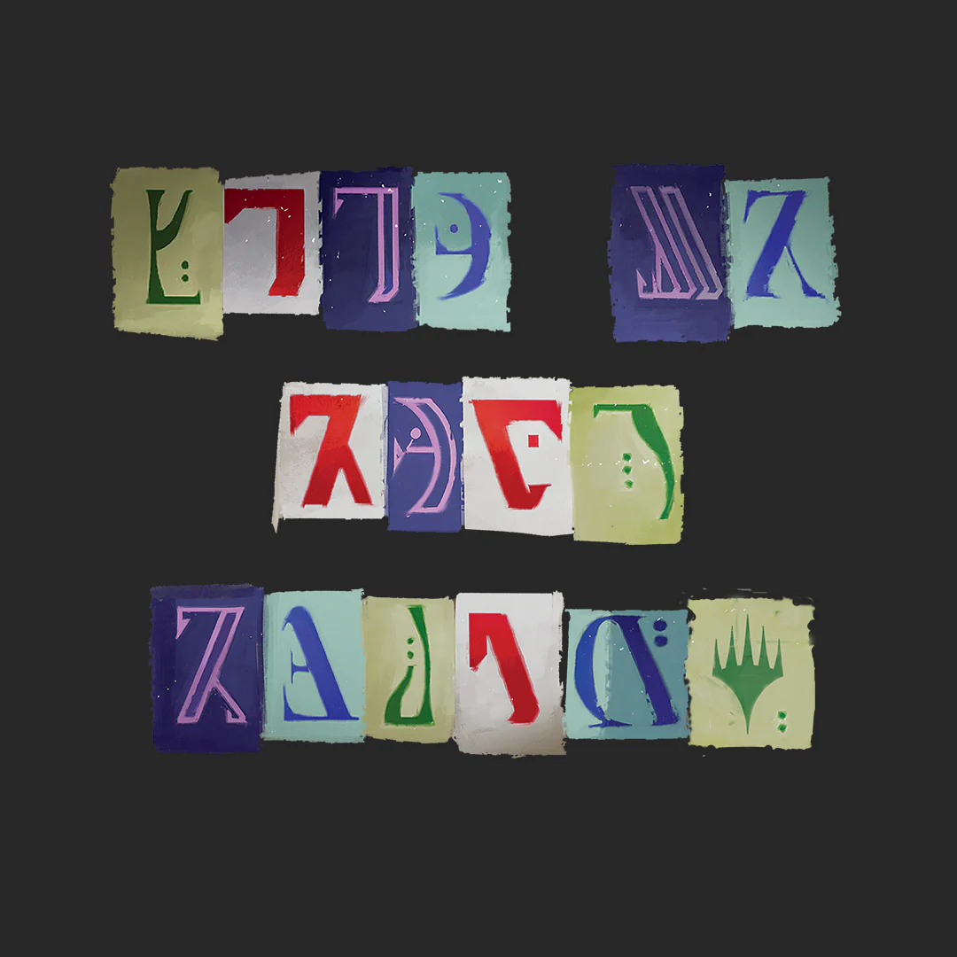 Murders at Karlov Manor Printed Graphic Tee - Ransom Note - Men’s T-Shirt Magic: The Gathering - Image 4