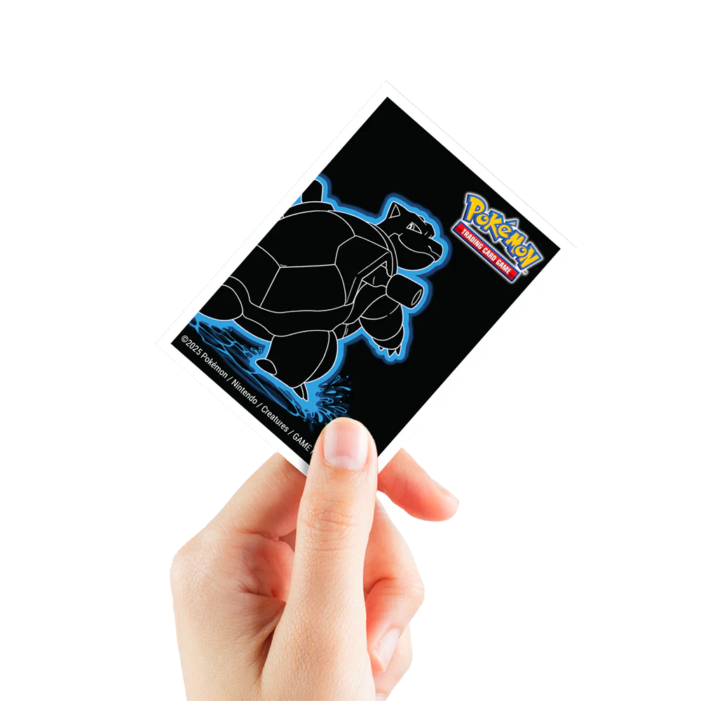 Neon Kanto 105ct APEX DECK PROTECTOR® Sleeves Blastoise for Pokémon - Image 2