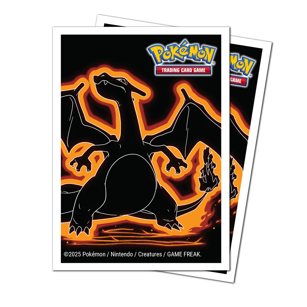 Neon Kanto 105ct APEX DECK PROTECTOR® Sleeves Charizard for Pokémon