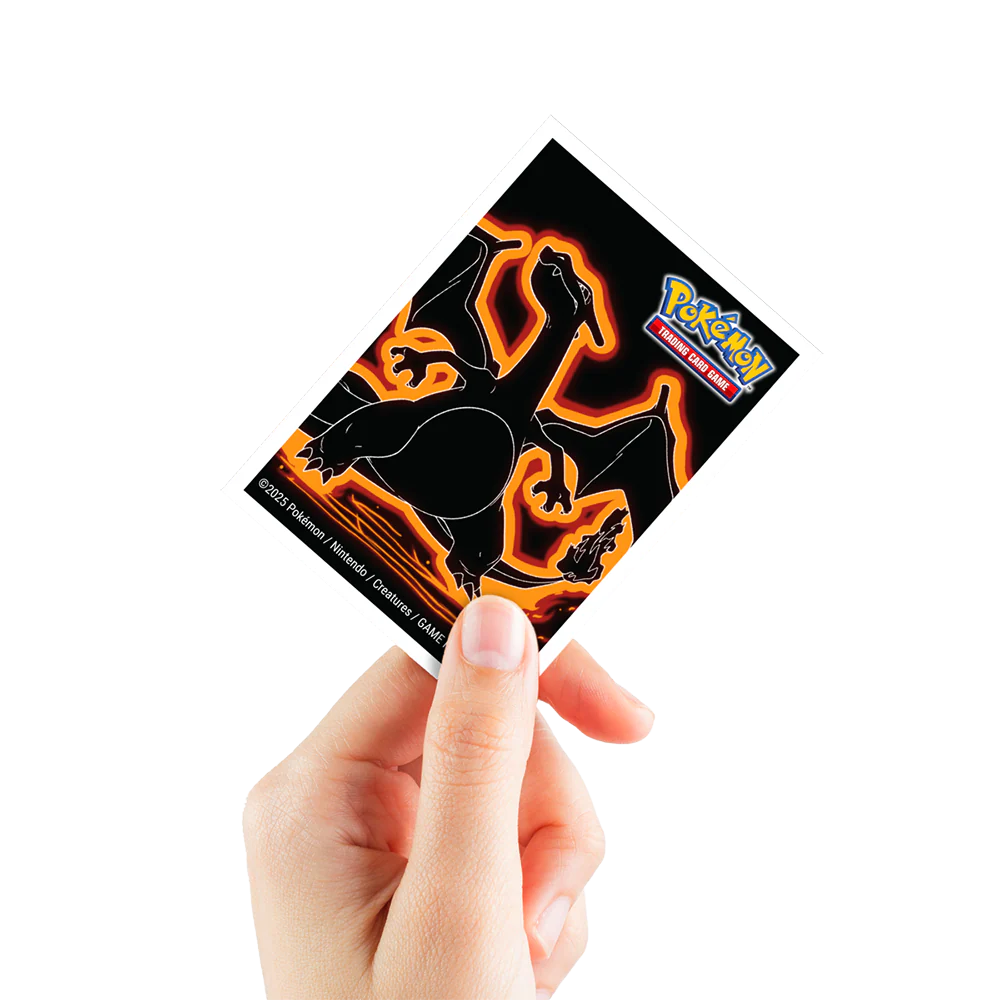 Neon Kanto 105ct APEX DECK PROTECTOR® Sleeves Charizard for Pokémon - Image 2