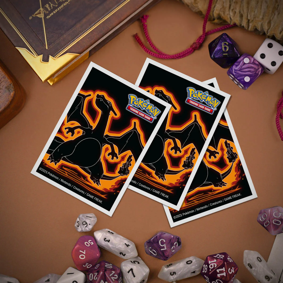 Neon Kanto 105ct APEX DECK PROTECTOR® Sleeves Charizard for Pokémon - Image 3