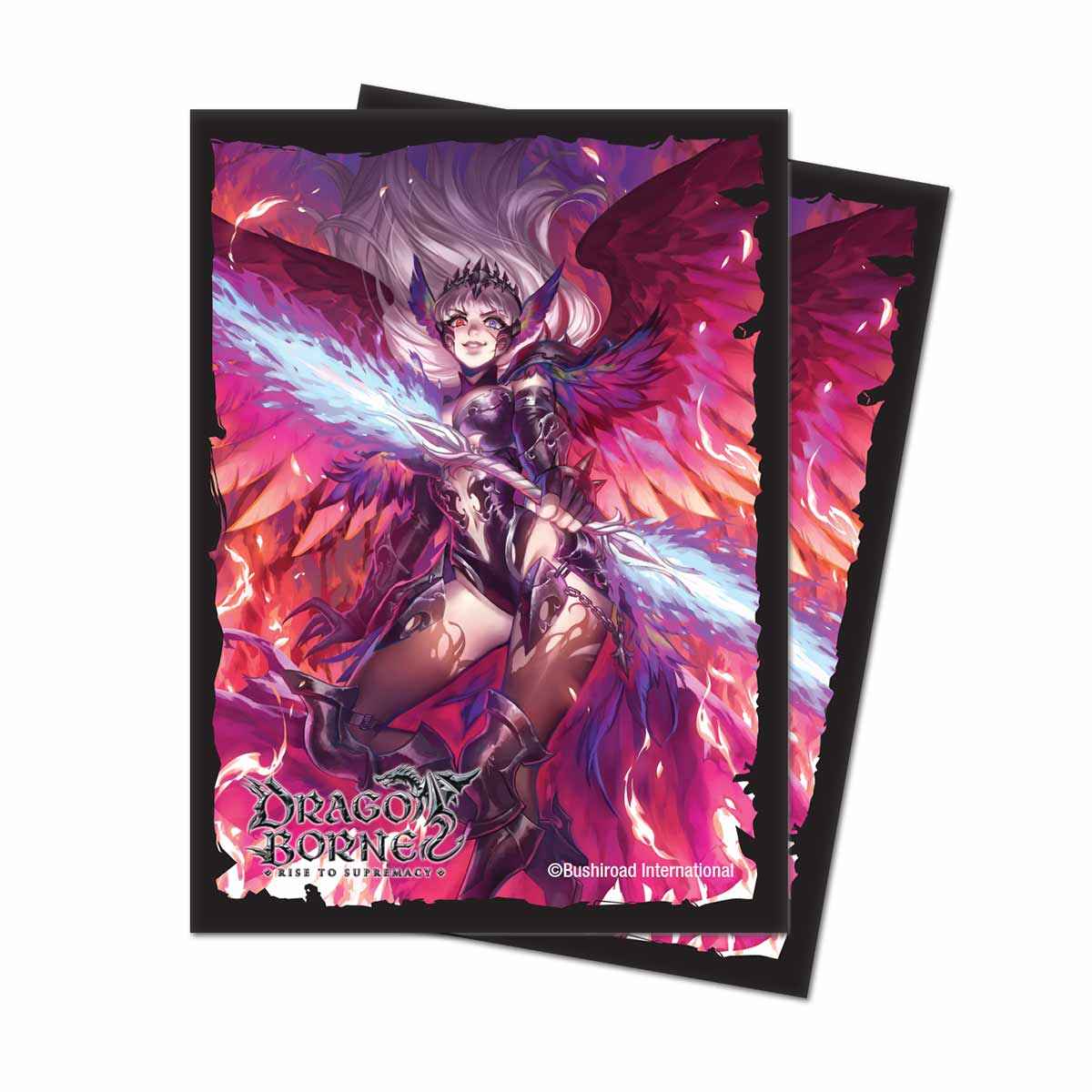 Oath of Blood Red Angel Standard DECK PROTECTOR® Sleeves (65ct) for Dragoborne
