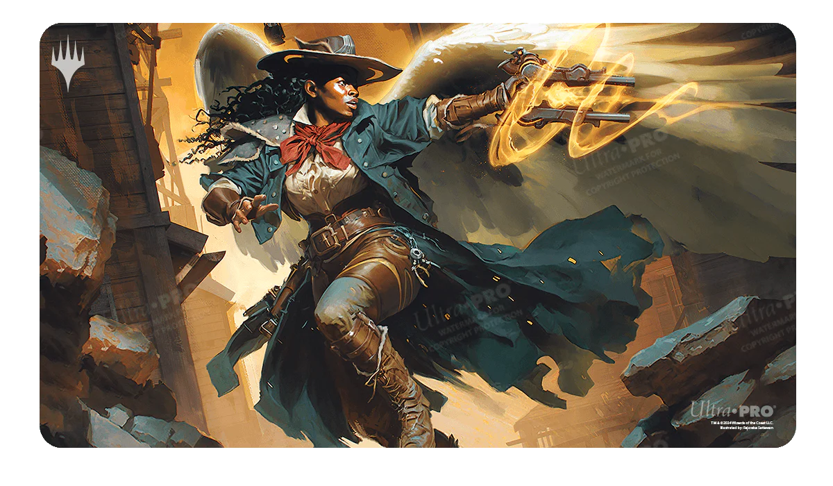 Outlaws of Thunder Junction Archangel of Tithes Standard Gaming Playmat for Magic: The Gathering