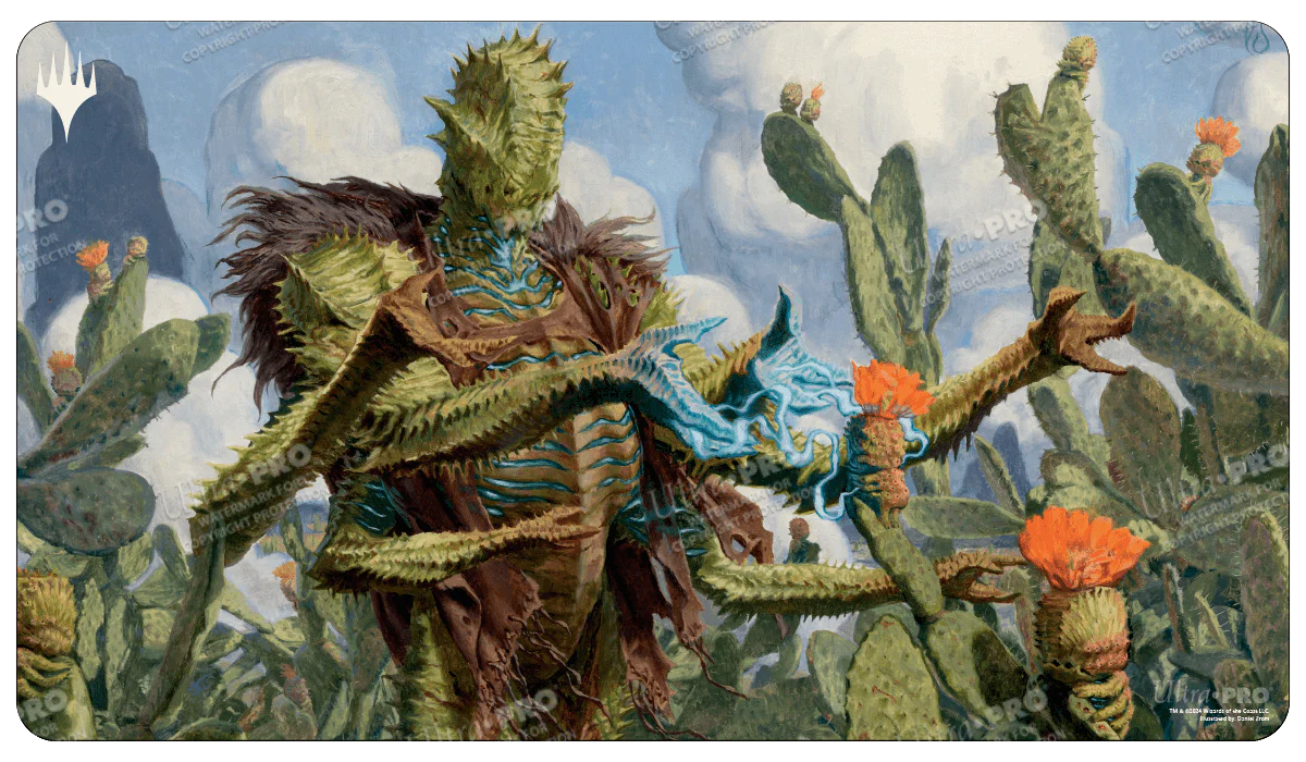 Outlaws of Thunder Junction Bristly Bill, Spine Sower Standard Gaming Playmat for Magic: The Gathering