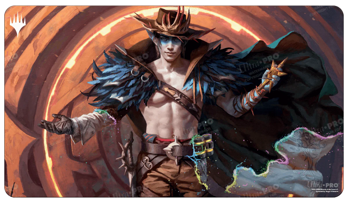 Outlaws of Thunder Junction Oko, the Ringleader Standard Gaming Playmat Key Art for Magic: The Gathering