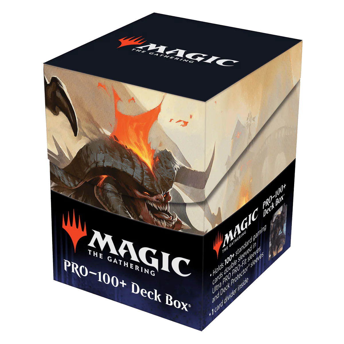 Outlaws of Thunder Junction Rakdos, the Muscle Key Art 100+ DECK BOX® for Magic: The Gathering