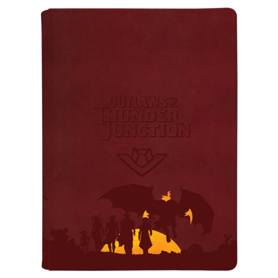Outlaws of Thunder Junction Set Symbol and Gang Silhouette 9-Pocket Premium Zippered PRO-BINDER® for Magic: The Gathering