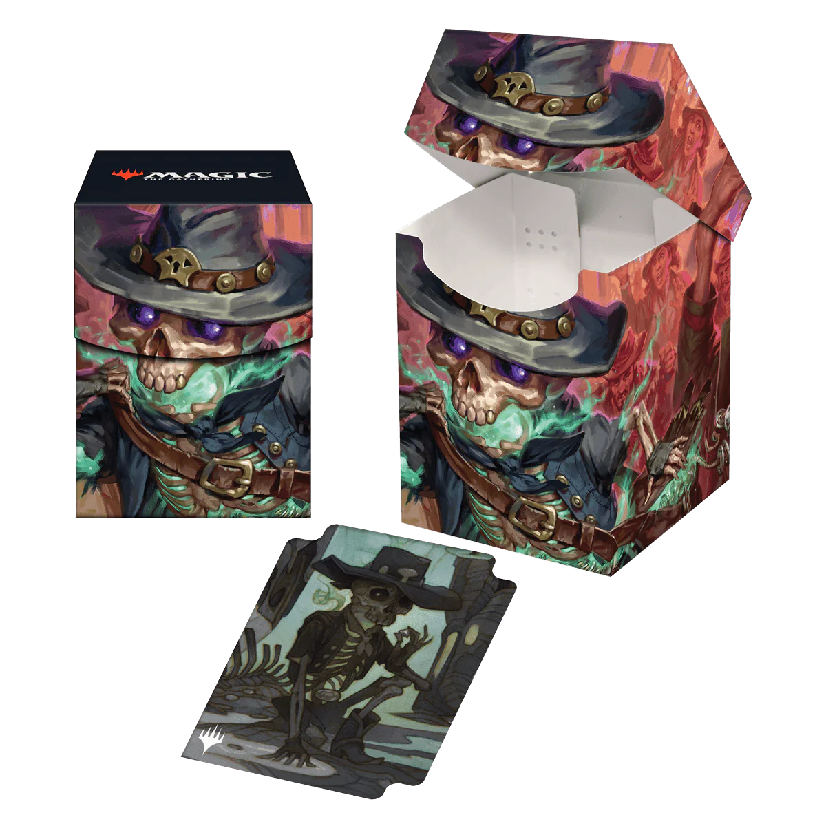 Outlaws of Thunder Junction Tinybones, the Pickpocket Key Art 100+ DECK BOX® for Magic: The Gathering - Image 2