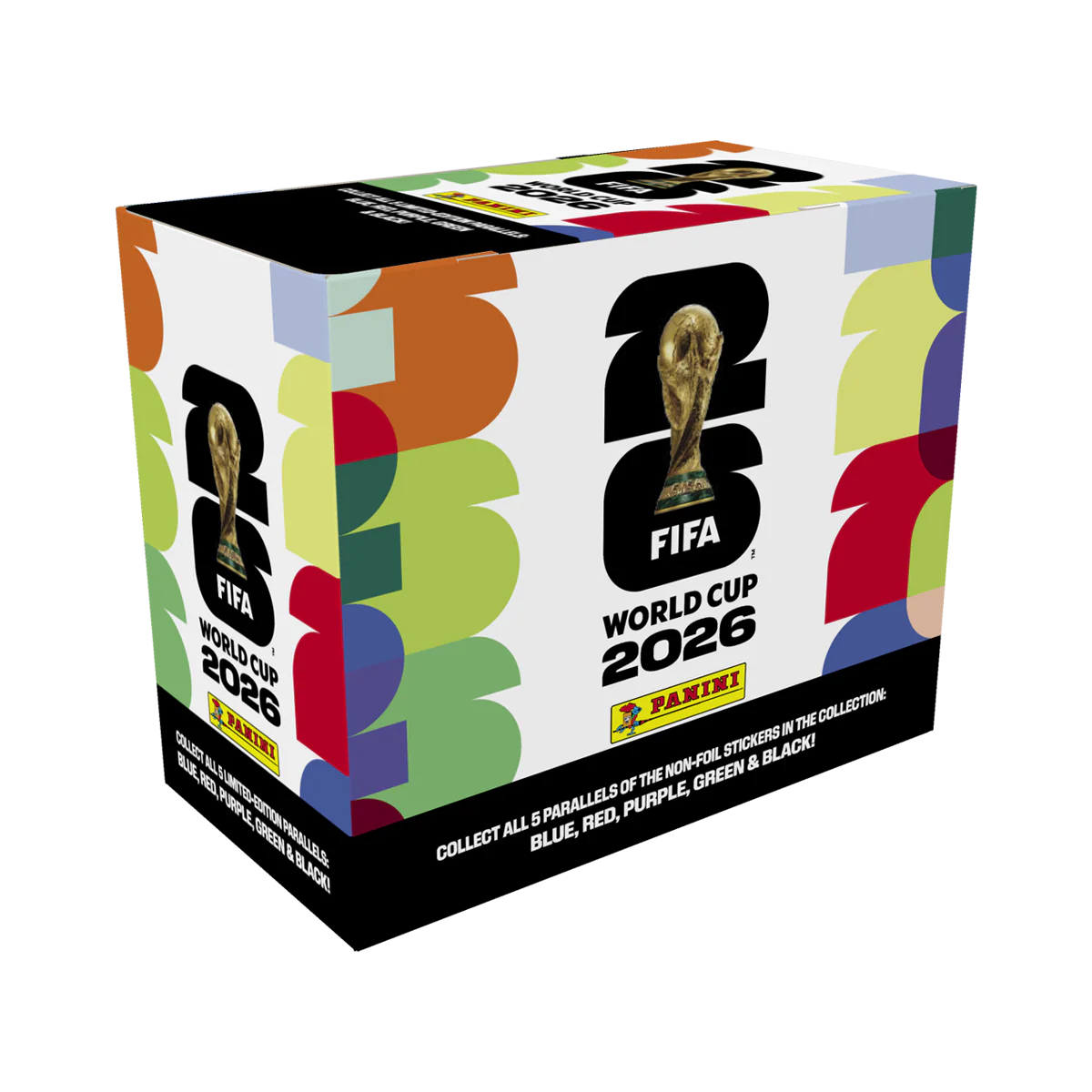 Panini 2026 FIFA World Cup Soccer 25ct Sticker Pack Box
