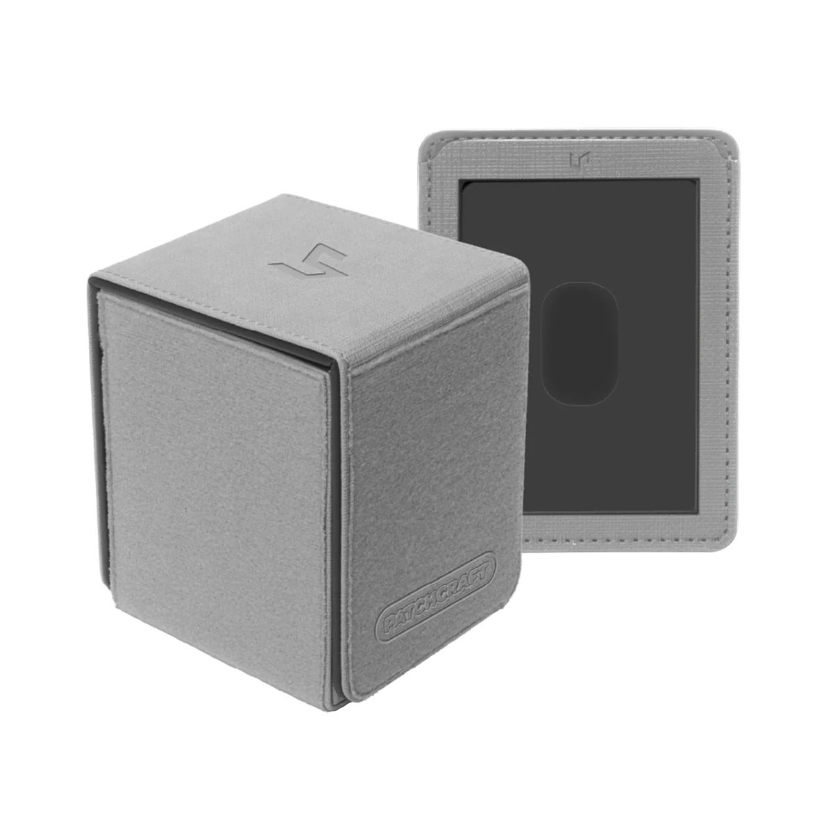 PATCHCRAFT™ Zippered 9-Pocket PRO-BINDER® & ALCOVE® Flip DECK BOX® Gray Bundle - Image 2