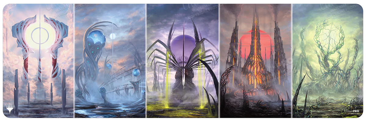 Phyrexia All Will Be One Phyrexian Basic Land Tableaux Table Playmat for Magic: The Gathering - Image 2