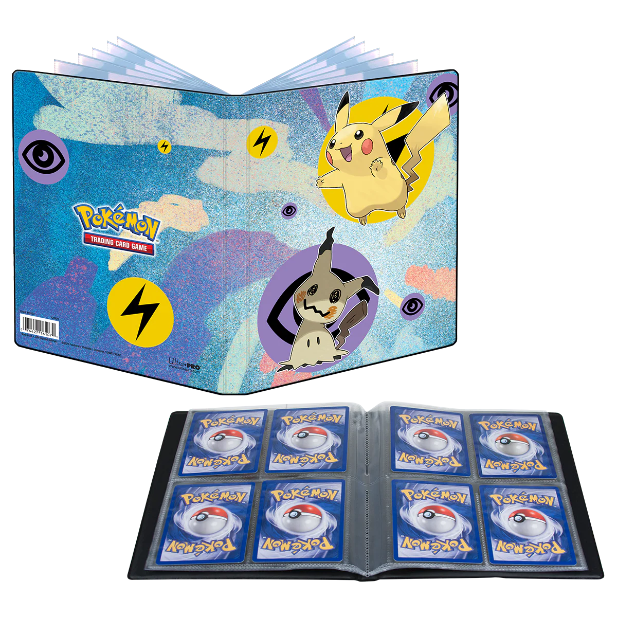 Pikachu & Mimikyu 4-Pocket Portfolio for Pokémon