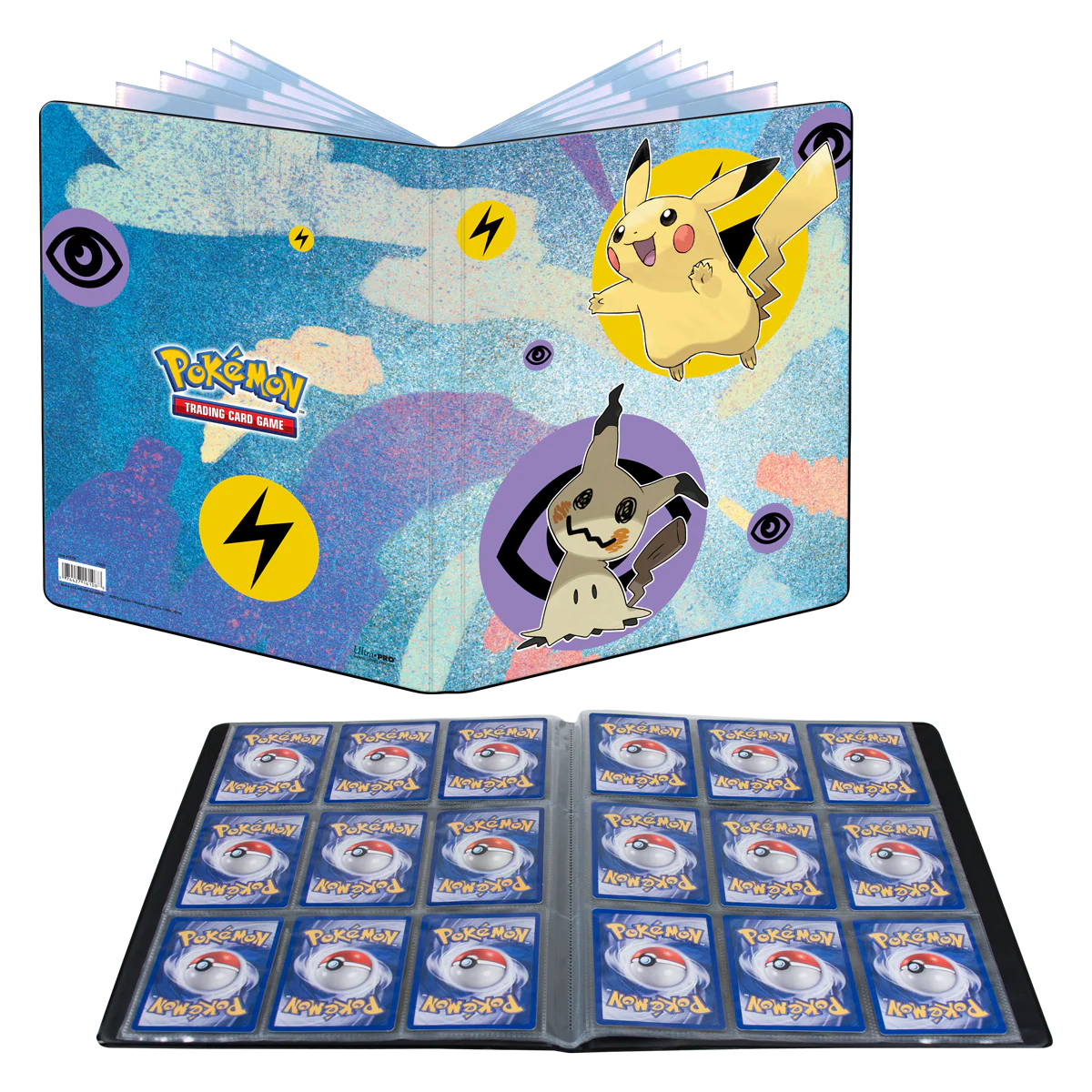 Pikachu & Mimikyu 9-Pocket Portfolio for Pokémon