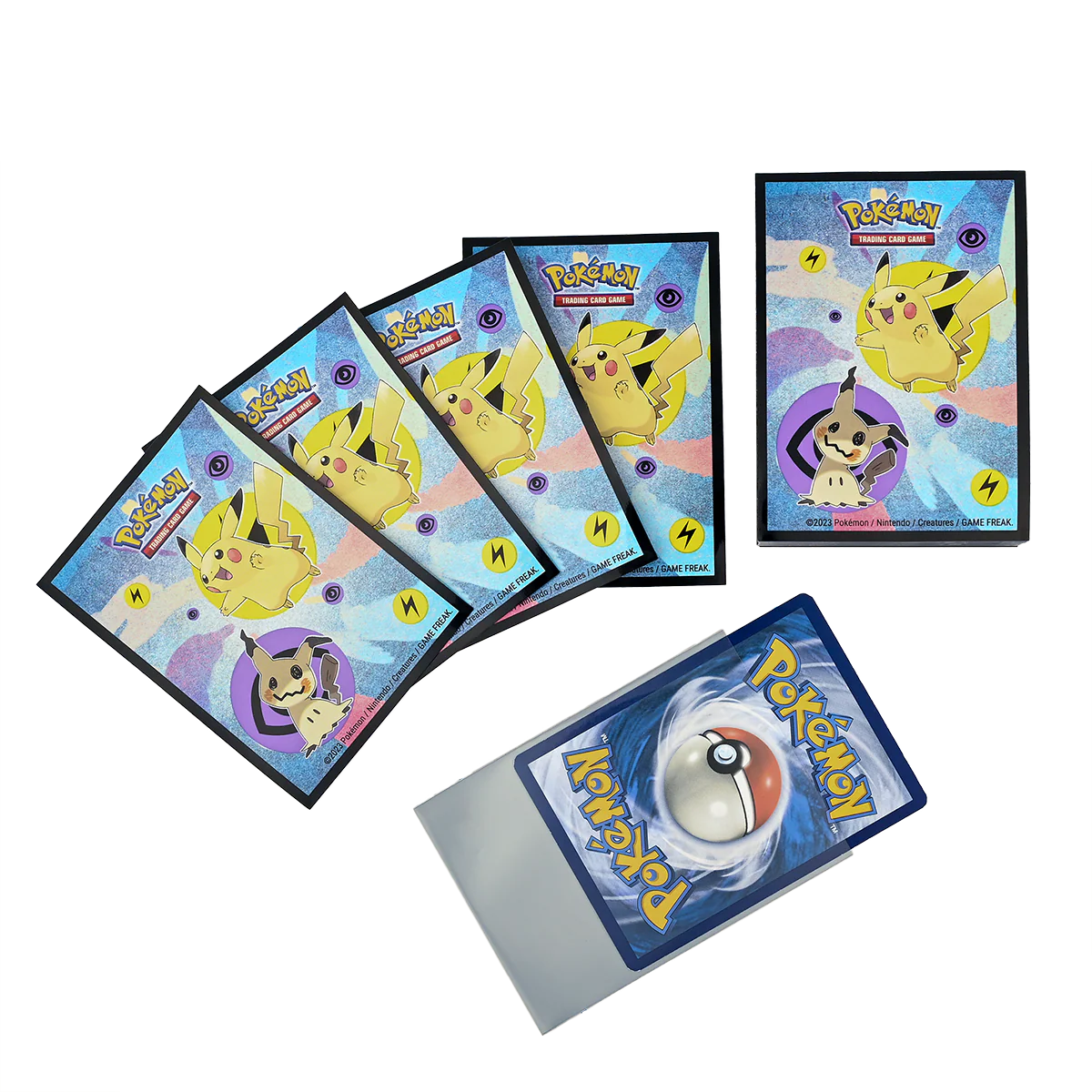 Pikachu & Mimikyu Standard DECK PROTECTOR® Sleeves (65ct) for Pokémon - Image 2