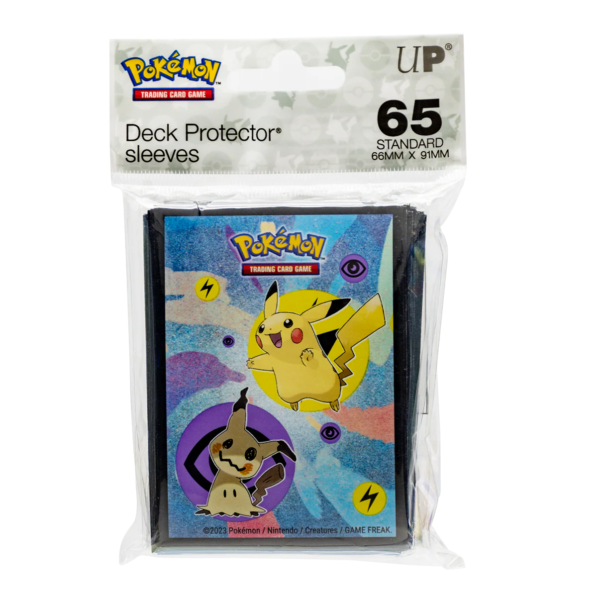 Pikachu & Mimikyu Standard DECK PROTECTOR® Sleeves (65ct) for Pokémon - Image 3