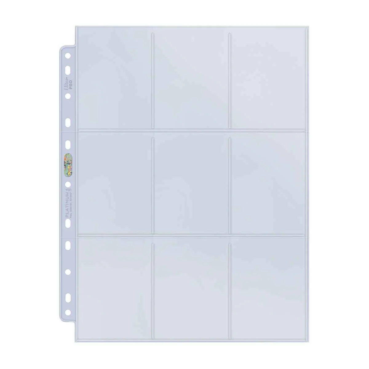 Platinum Series 9-Pocket 11-Hole Punch Pages (10ct) for Standard Size Cards