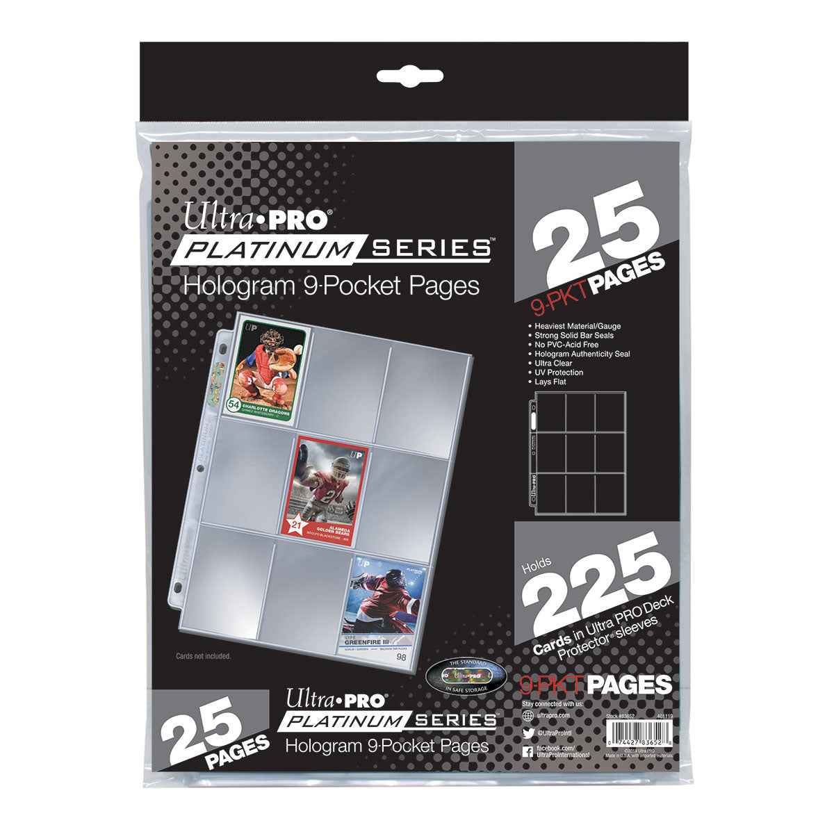 Platinum Series 9-Pocket Pages (25ct) for Standard Size Cards - Image 5