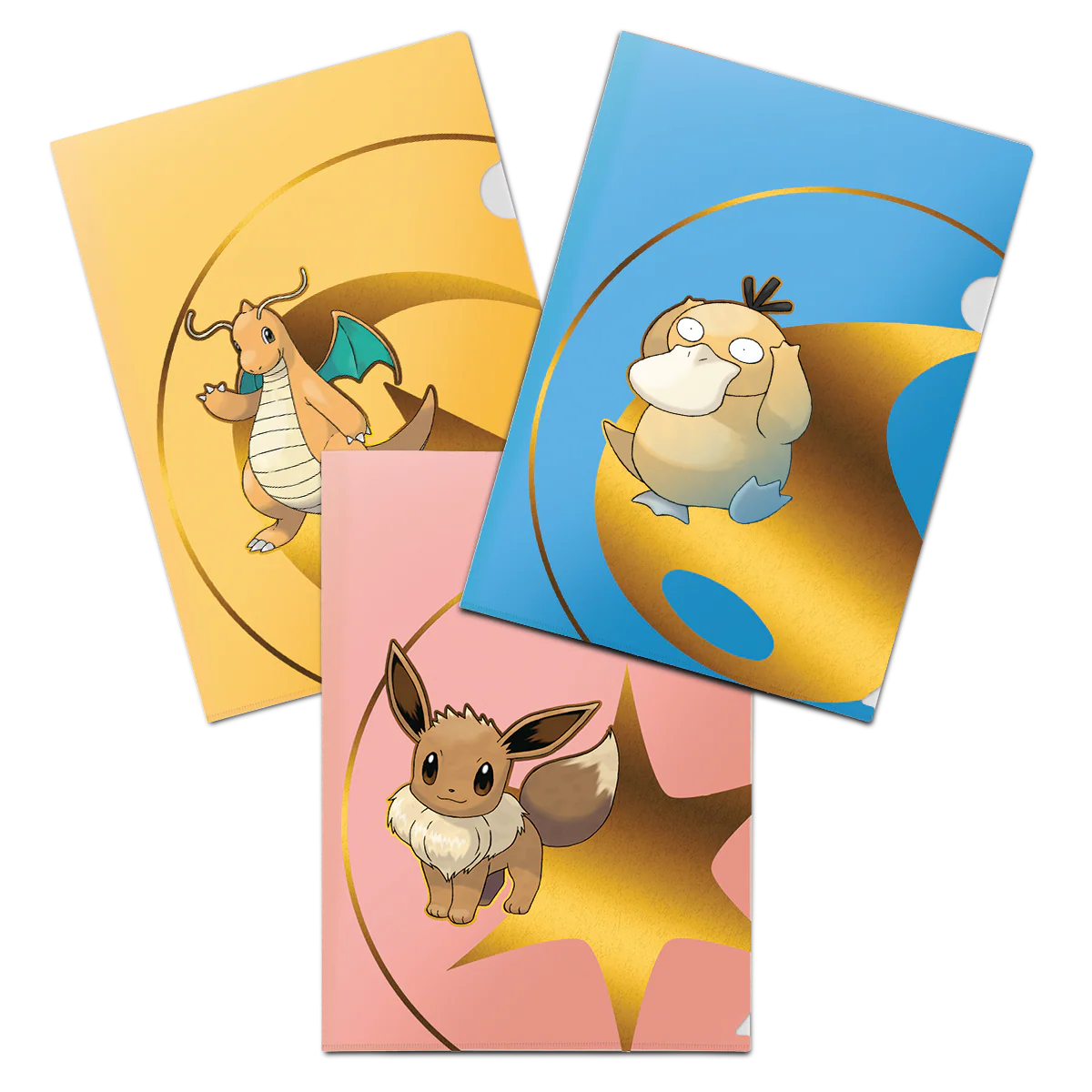 Pokémon Tournament Folios 3 Pack - Psyduck, Eevee, and Dragonite