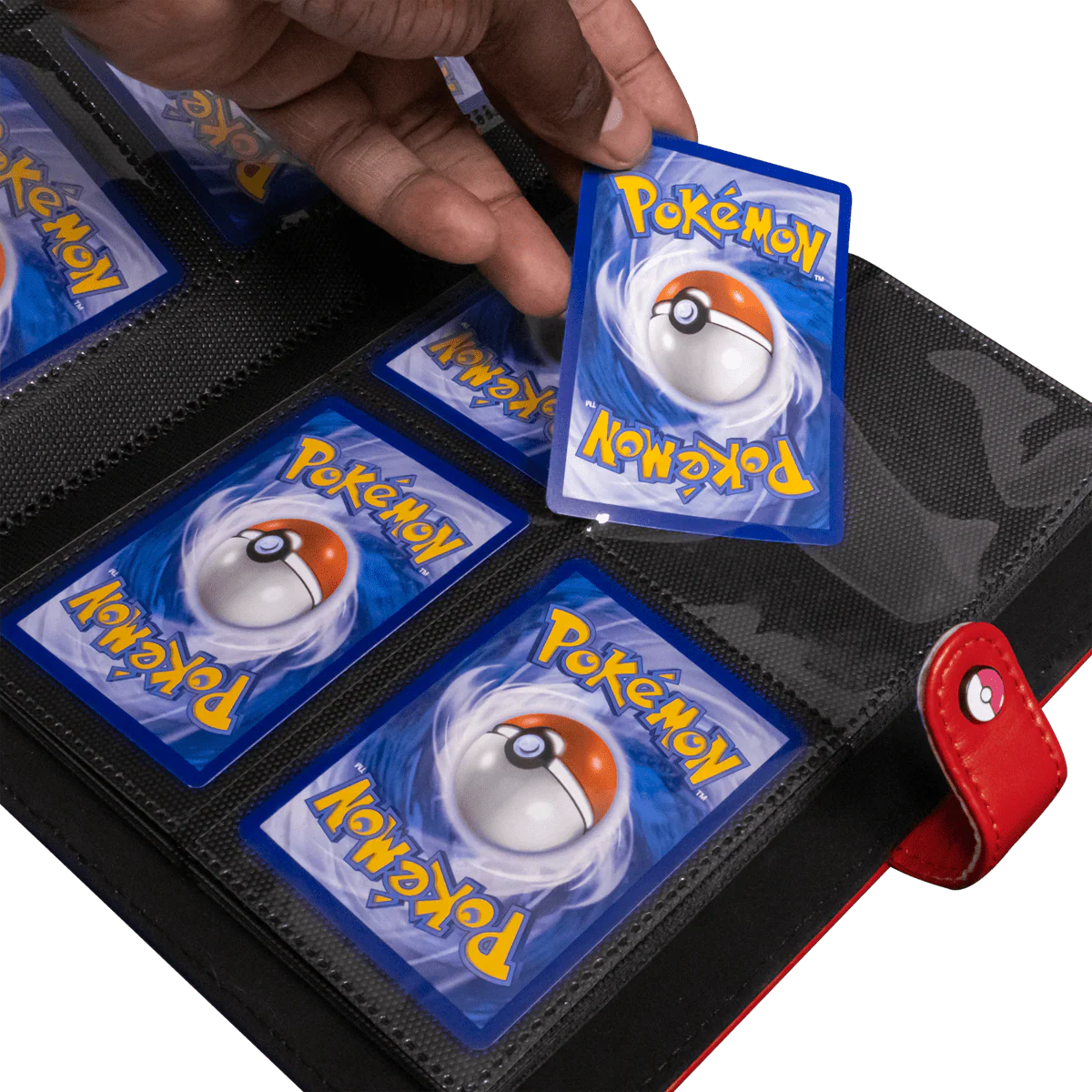 Premium Red 4-Pocket Snap Binder for Pokémon - Image 2