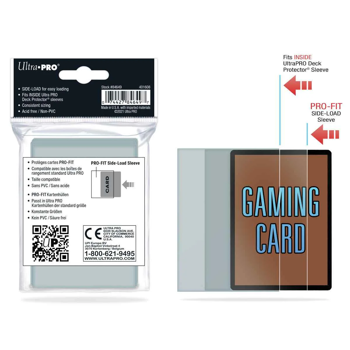 PRO-Fit Side-Load Standard Deck Inner Sleeves (100ct) - Image 2