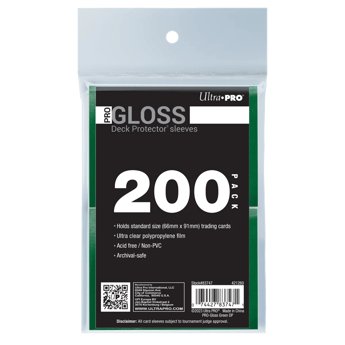 PRO-Gloss Standard DECK PROTECTOR® Sleeves Bundle (200ct) - Image 2