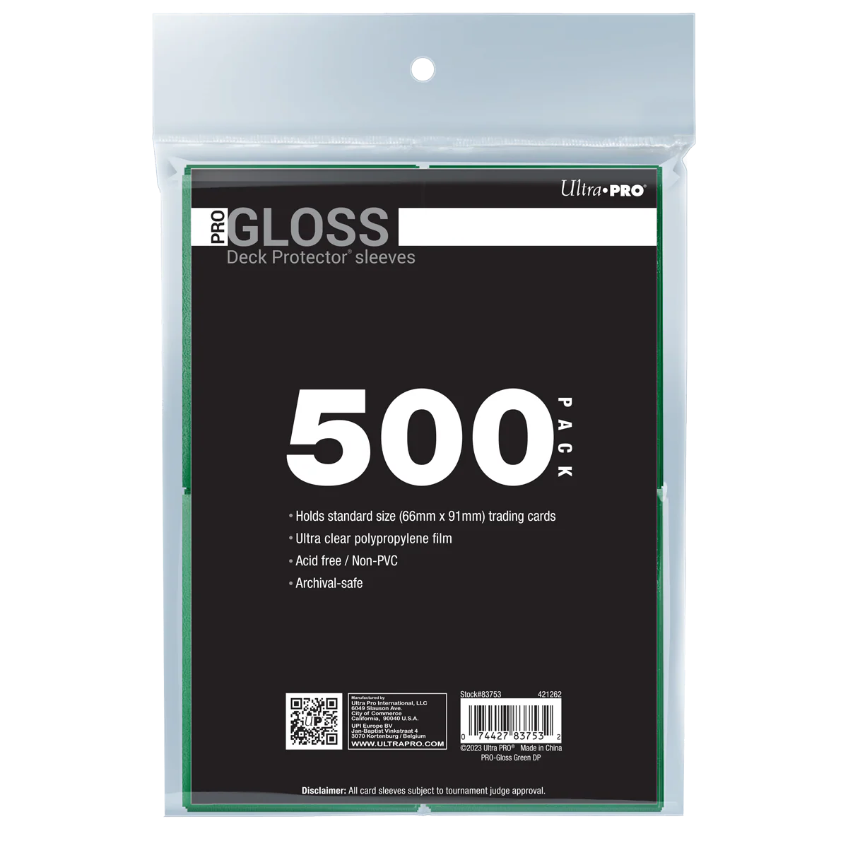 PRO-Gloss Standard DECK PROTECTOR® Sleeves Bundle (500ct) - Image 2