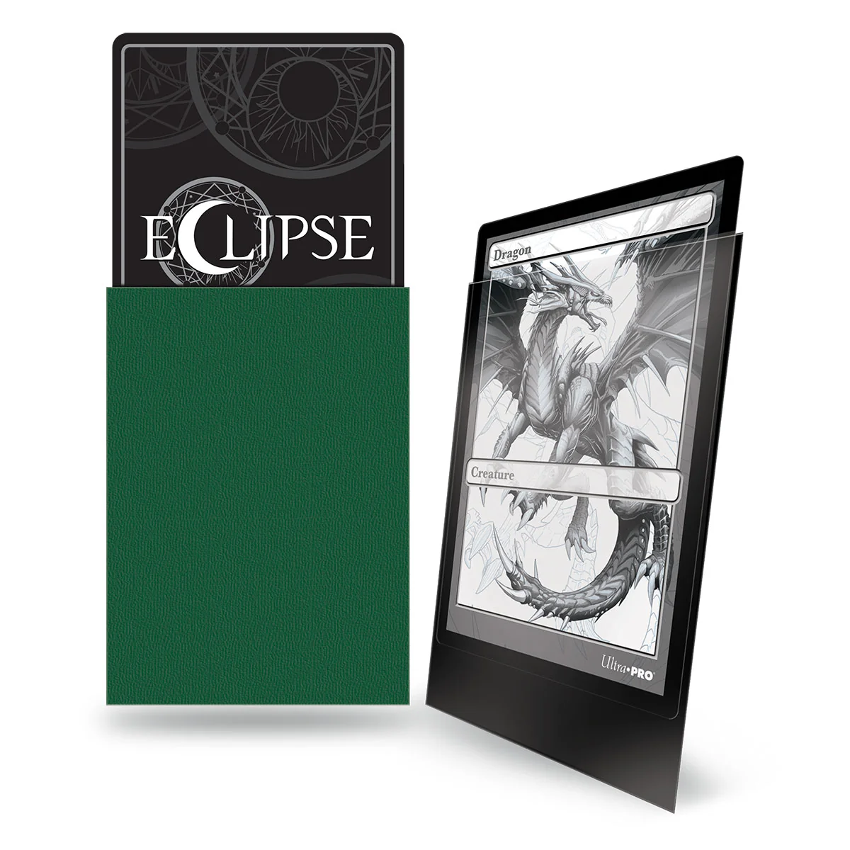 PRO-Matte ECLIPSE® Green Standard DECK PROTECTOR® Sleeves (100ct) - Image 2