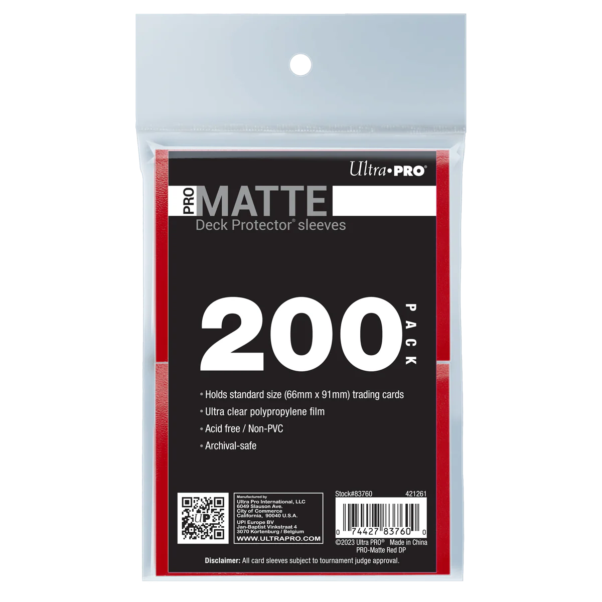 PRO-Matte Standard DECK PROTECTOR® Sleeves Bundle (200ct) - Image 4