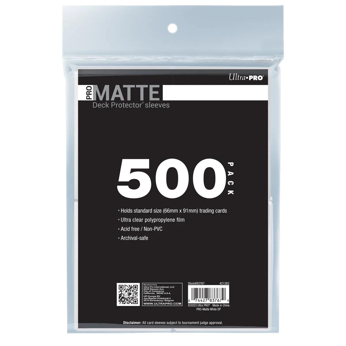 PRO-Matte Standard DECK PROTECTOR® Sleeves Bundle (500ct) - Image 12