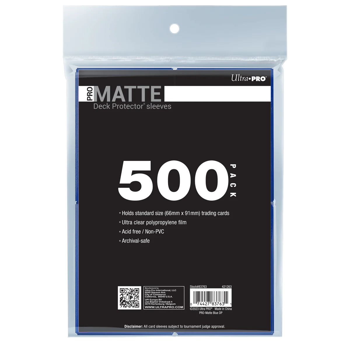 PRO-Matte Standard DECK PROTECTOR® Sleeves Bundle (500ct) - Image 8