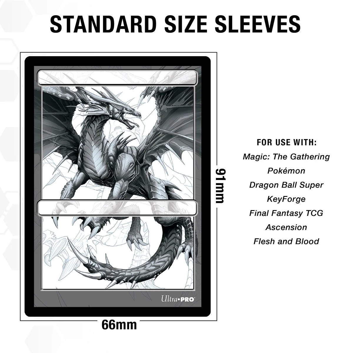 PRO-Matte Standard DECK PROTECTOR® Sleeves - Clear (50ct) - Image 3