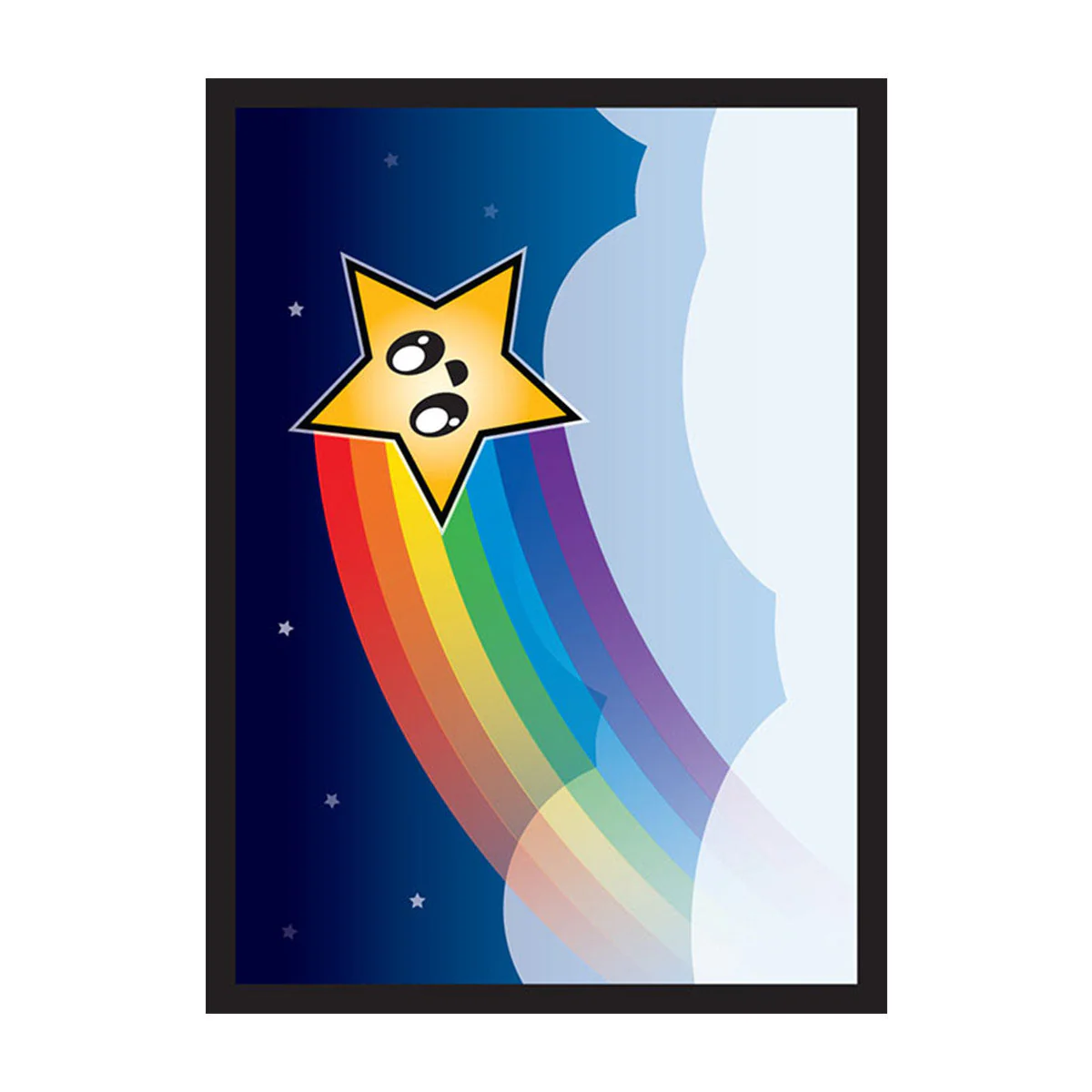 Rainbow Star Matte Sleeves