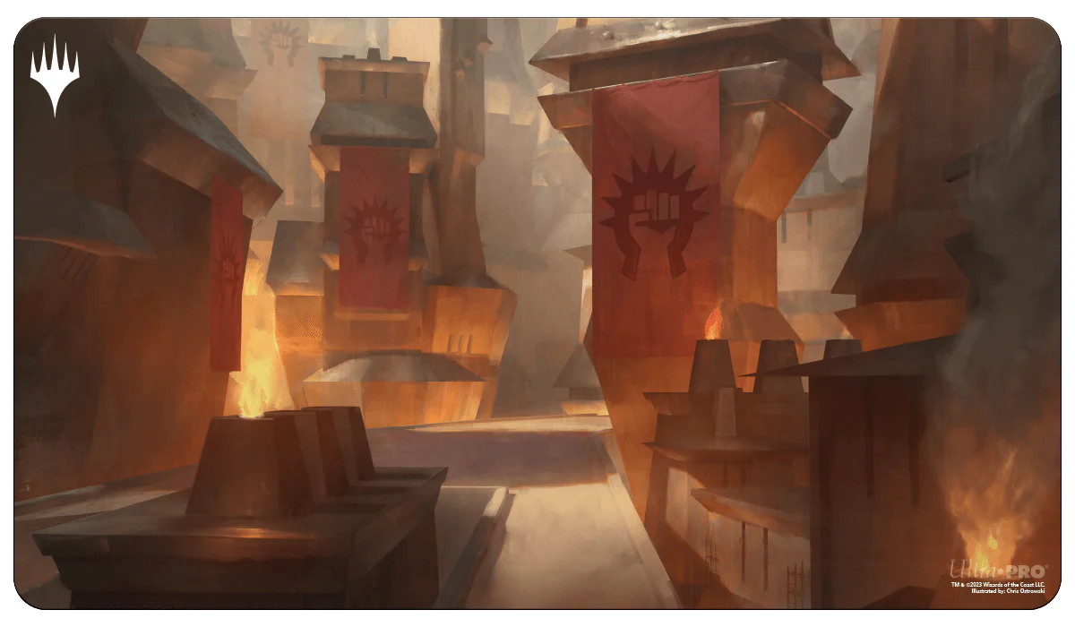 Ravnica Remastered Boros Legion Sacred Foundry Standard Gaming Playmat for Magic: The Gathering