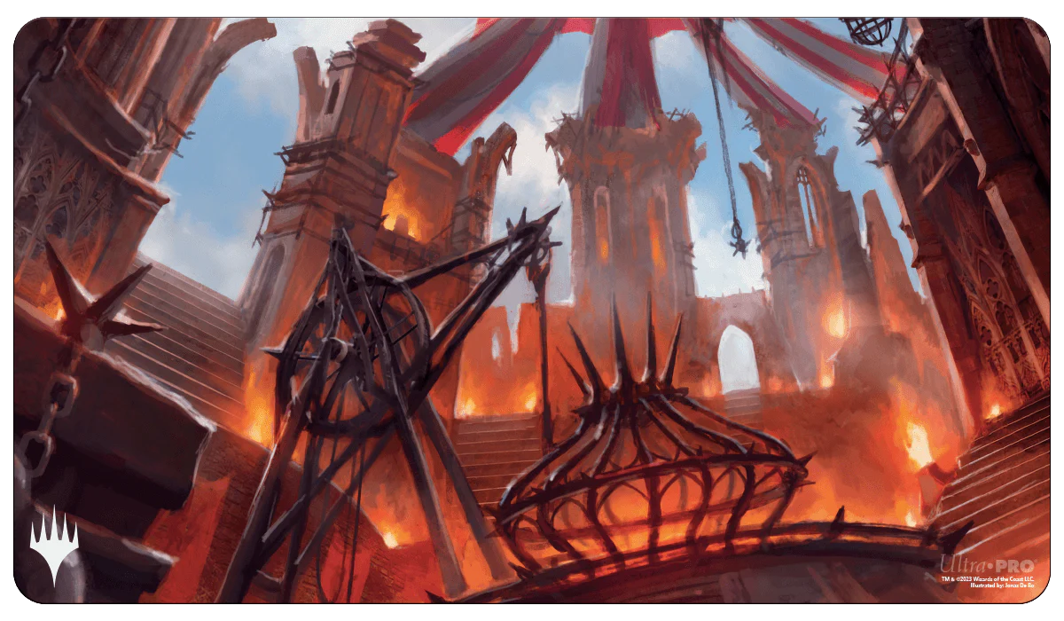 Ravnica Remastered Cult of Rakdos Blood Crypt Standard Gaming Playmat for Magic: The Gathering