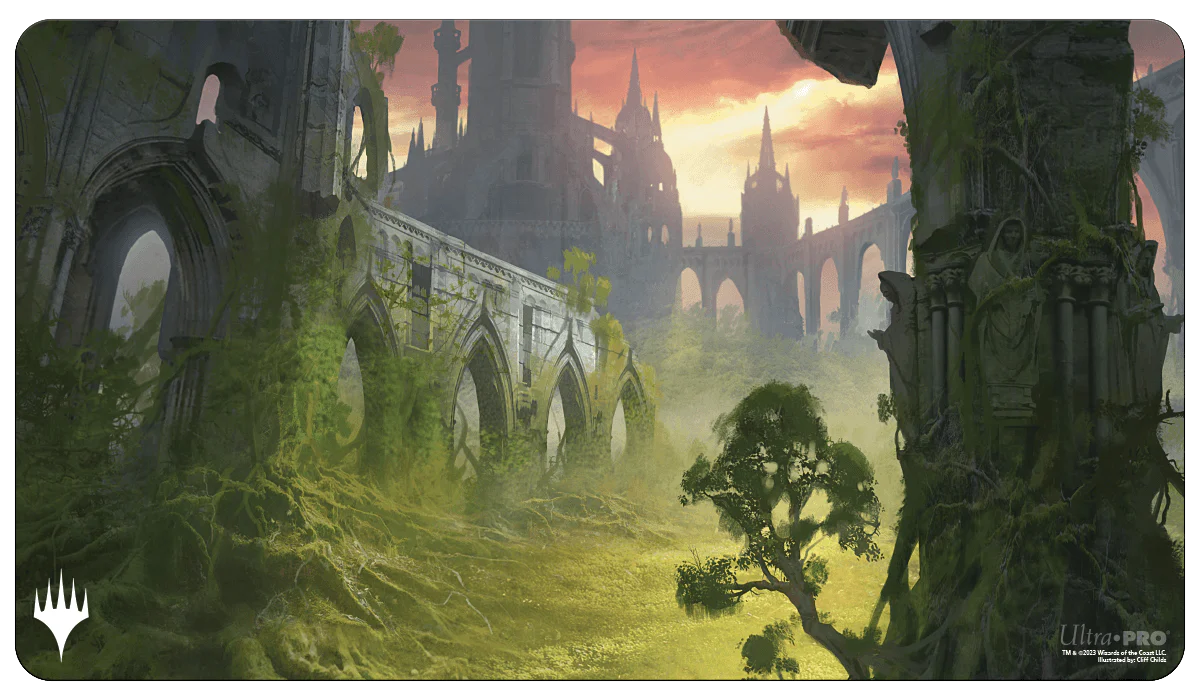 Ravnica Remastered Gruul Clans Stomping Ground Standard Gaming Playmat for Magic: The Gathering