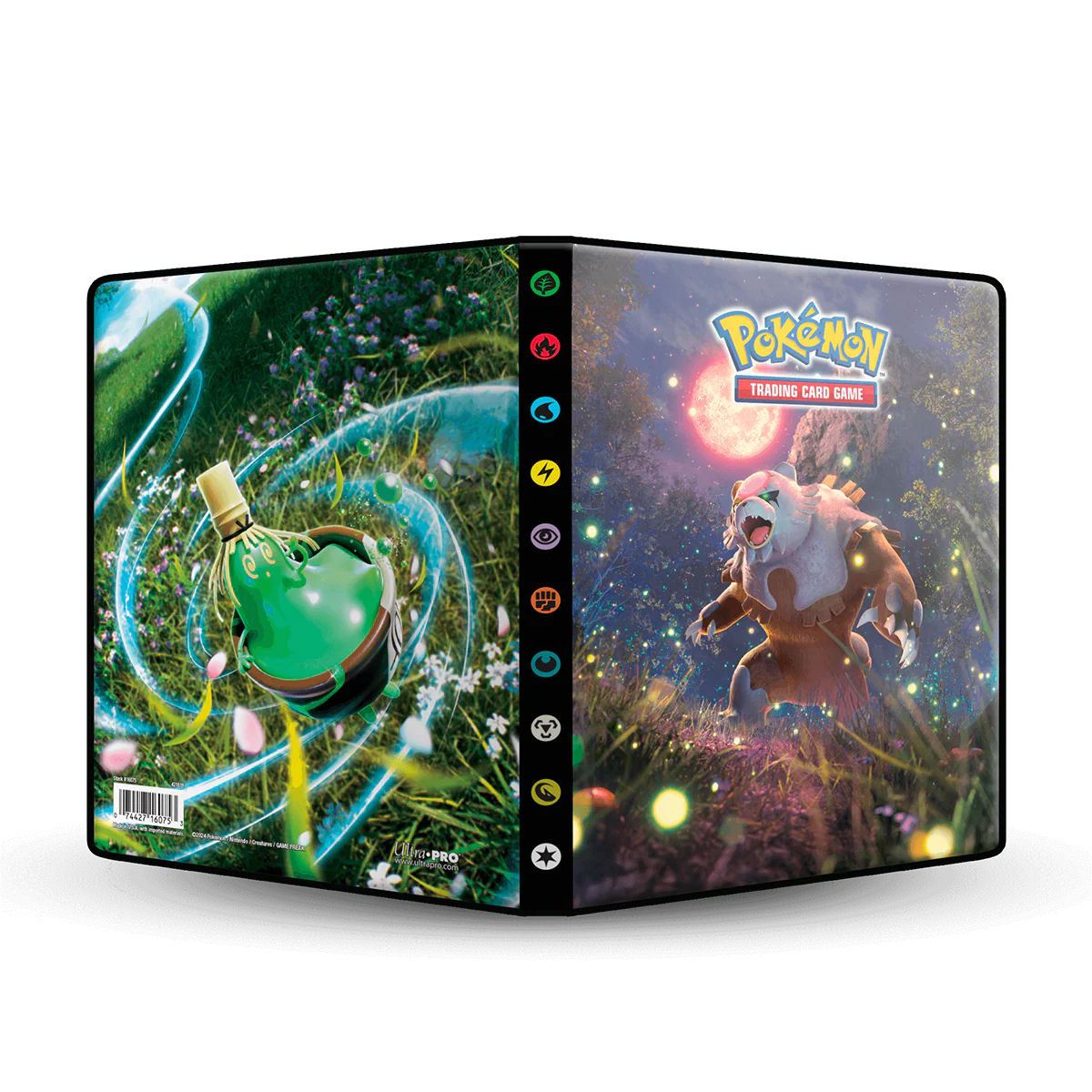 Scarlet and Violet Bloodmoon Ursaluna and Sinistcha 4-Pocket Portfolio for Pokémon