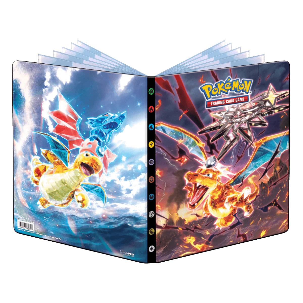 Scarlet and Violet Charizard and Dragonite 9-Pocket Portfolio for Pokémon