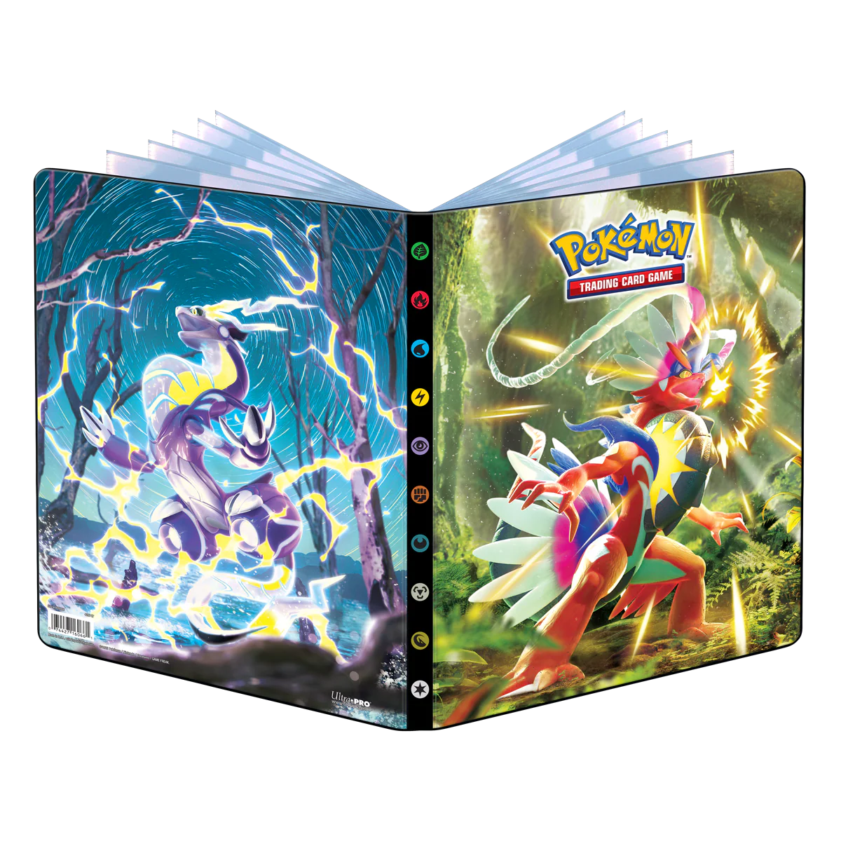 Scarlet and Violet Koraidon and Miraidon 9-Pocket Portfolio for Pokémon