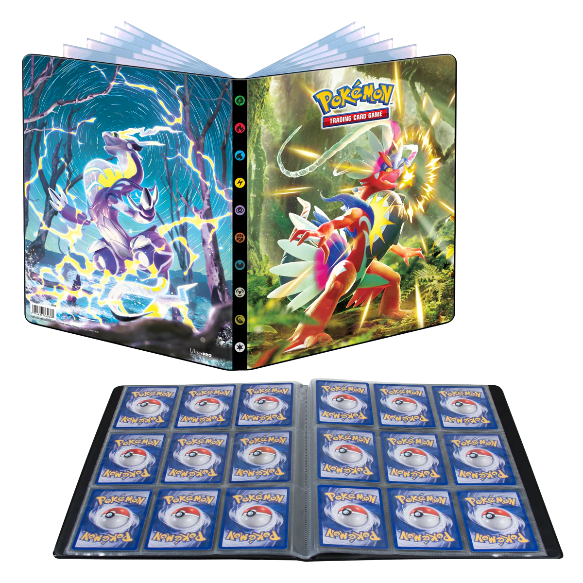 Scarlet and Violet Koraidon and Miraidon 9-Pocket Portfolio for Pokémon - Image 2