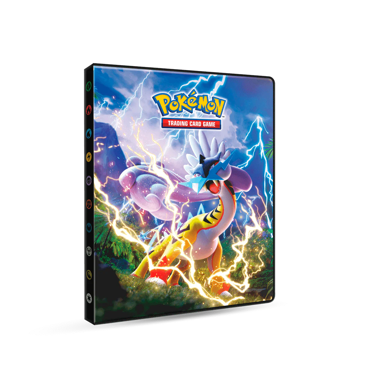 Scarlet and Violet Raging Bolt and Iron Crown 4-Pocket Portfolio for Pokémon - Image 2
