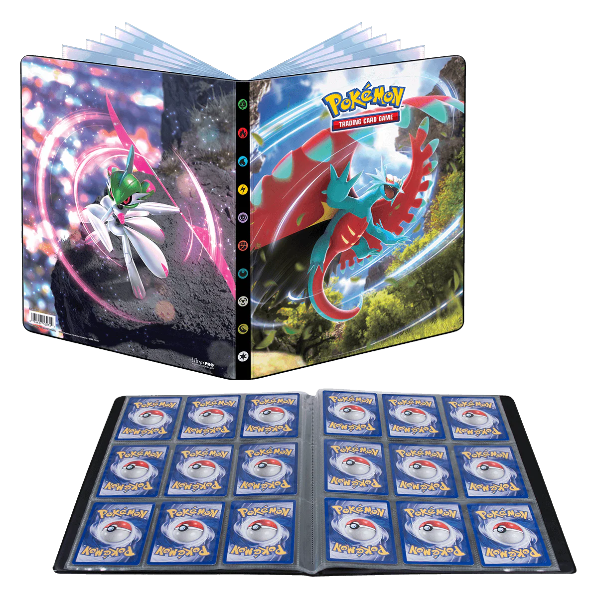 Scarlet and Violet Roaring Moon and Iron Valiant 9-Pocket Portfolio for Pokémon - Image 2