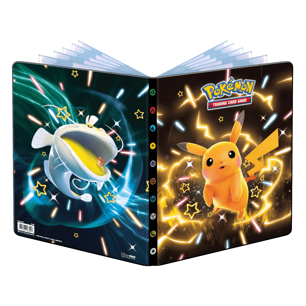 Scarlet and Violet Shiny Pikachu, Dondozo, and Tatsugiri 9-Pocket Portfolio for Pokémon