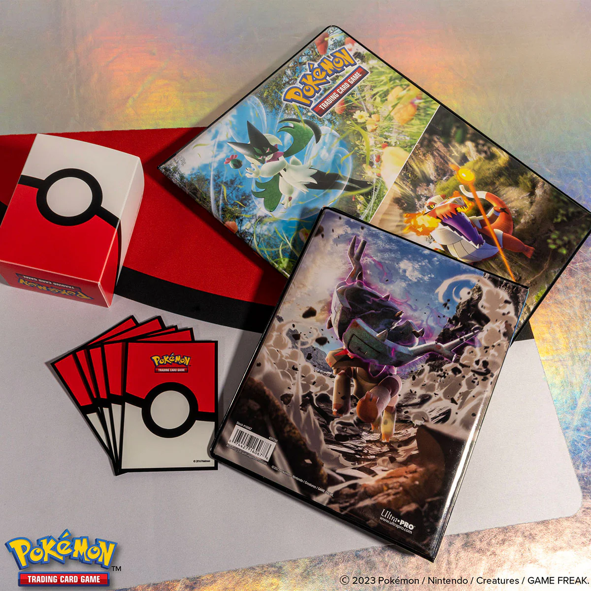 Scarlet and Violet Skeledirge, Meowscarada, and Quaquaval 9-Pocket Portfolio for Pokémon - Image 4