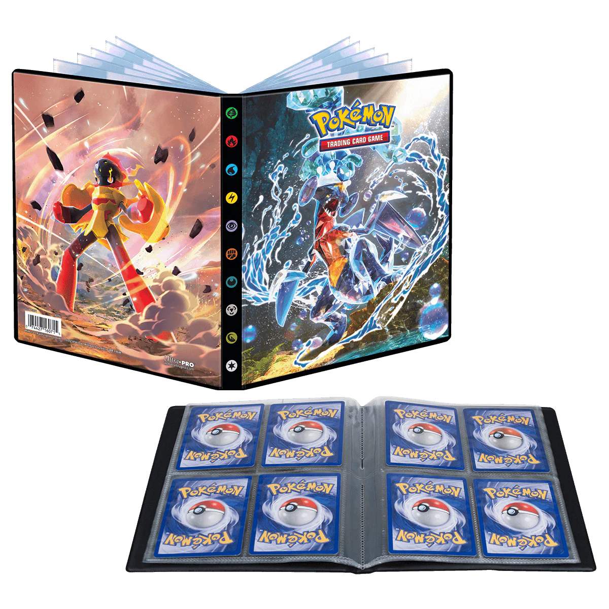 Scarlet and Violet Tera Type Garchomp and Armarouge 4-Pocket Portfolio for Pokémon - Image 2