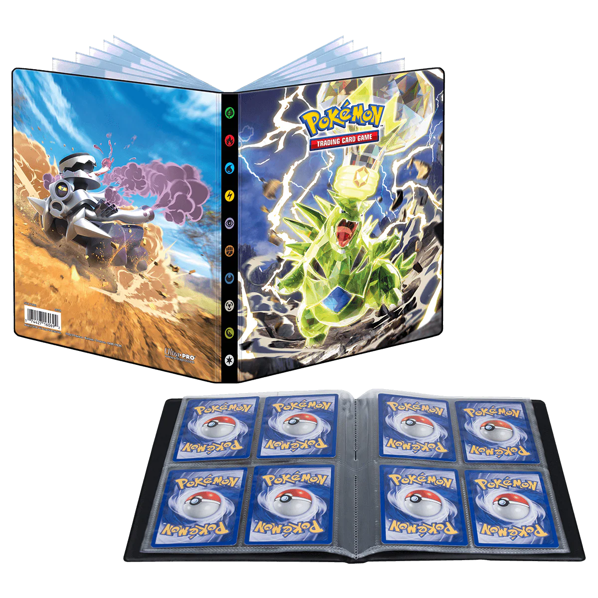 Scarlet and Violet Tyranitar and Revavroom 4-Pocket Portfolio for Pokémon - Image 2