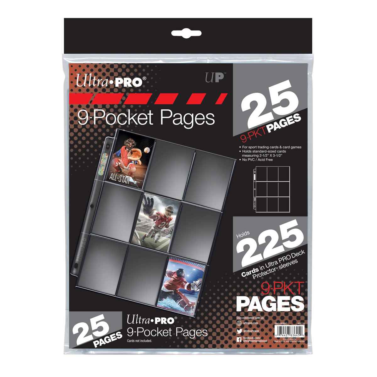 Silver Series 9-Pocket Pages (25ct) for Standard Size Cards - Image 3