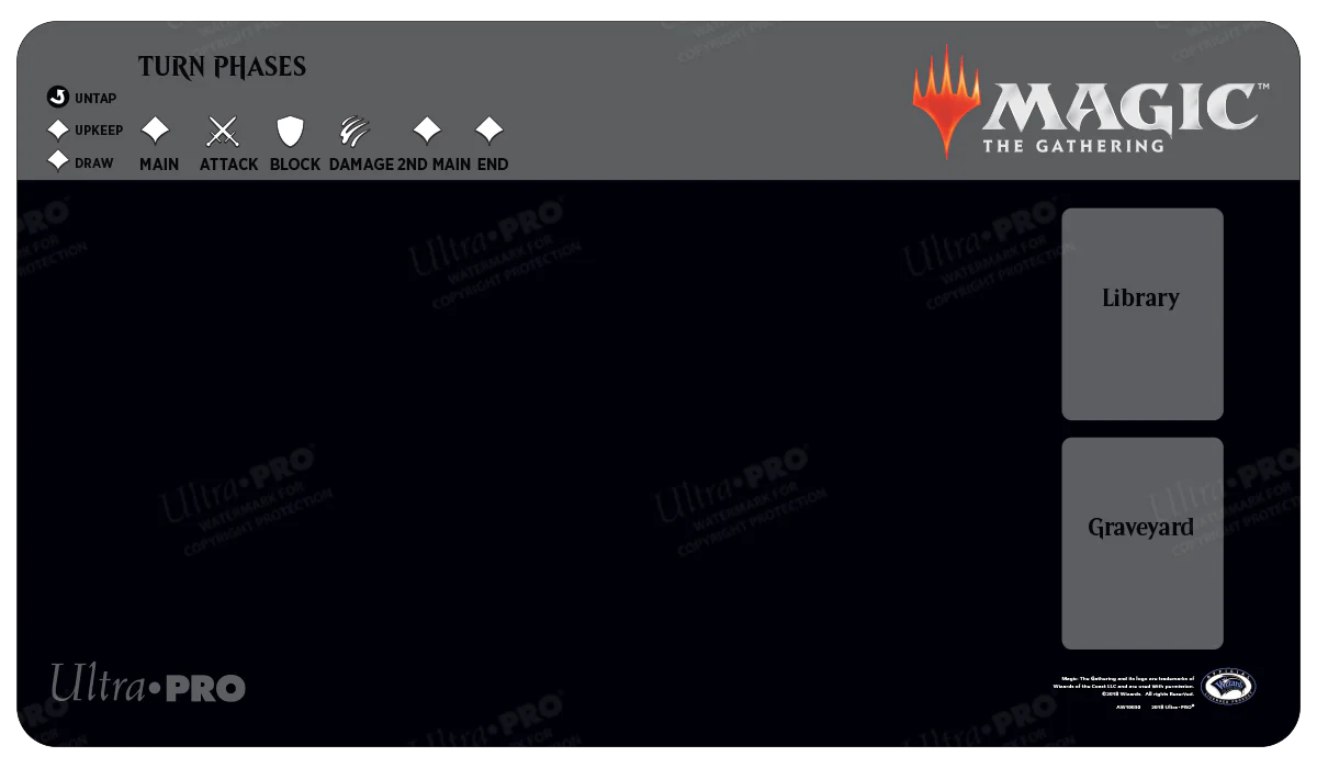 Single Player Battlefield Standard Gaming Playmat for Magic: The Gathering