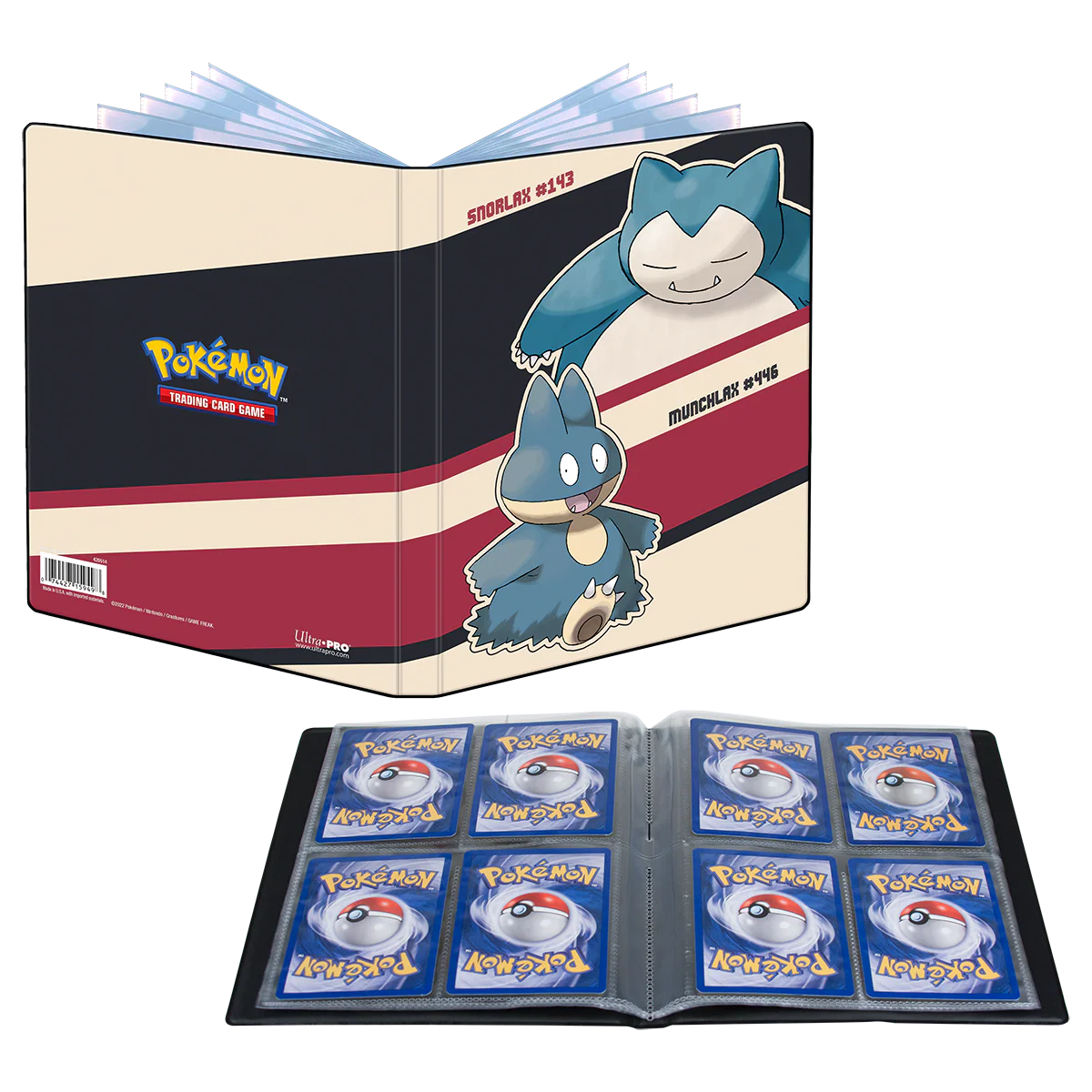 Snorlax and Munchlax 4-Pocket Portfolio for Pokémon - Image 2